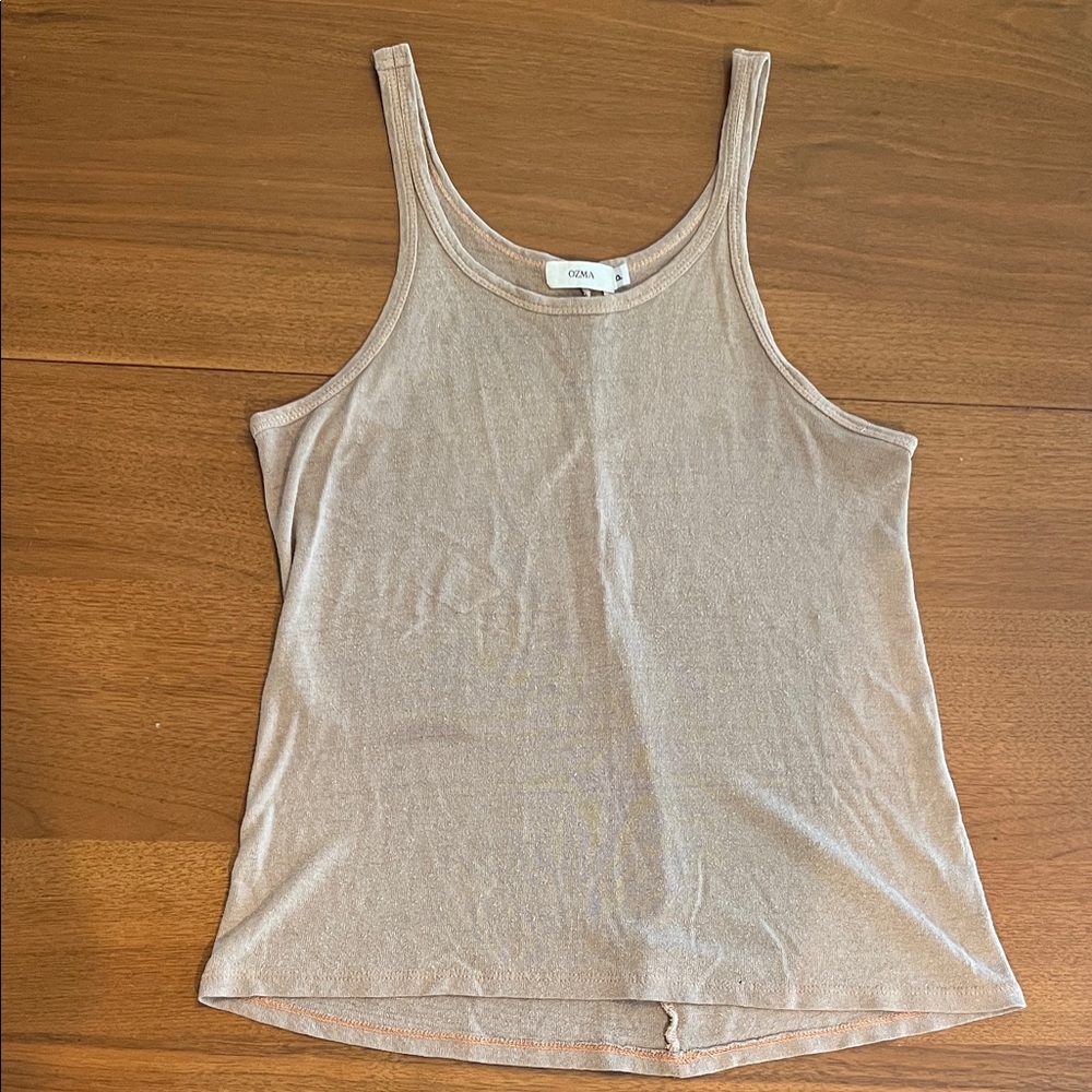 OZMA Beige Tank Top